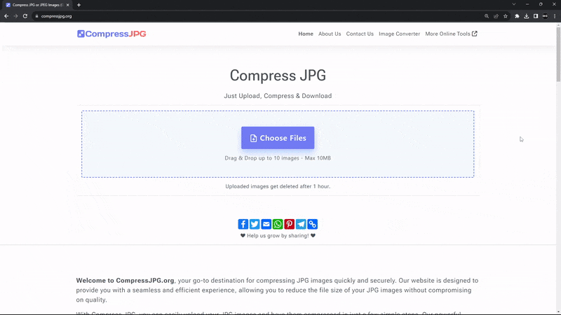How to Compress JPG Images